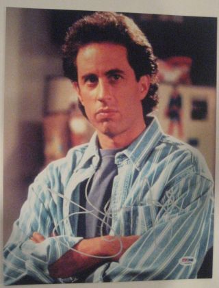 Jerry Seinfeld Signed 11x14 Photo W/ Psa