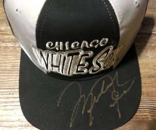 Signed Michael Jordan White Sox’s Baseball Hat W/