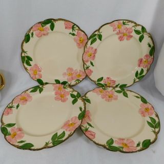 Franciscan Desert Dinner Plates Made In Usa Vintage 10.  5 " Set Of 4 Great Shape