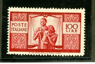 Italy Stamps 477 Vf Og Vlh Scott Value $440.  00