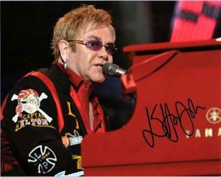 Elton John Autographed Signed 8x10 Photo W/certificate Of Authenticity