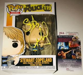 Stewart Copeland Signed Pop Rocks The Police Funko Pop Vinyl Figure Rare Jsa