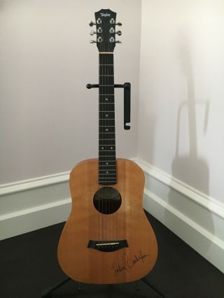 Lindsay Buckingham Autographed Acoustic Baby Taylor Guitar