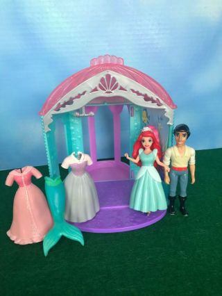 Price Eric And Polly Pocket Disney Princess Ariel,  Little Mermaid Dolls & Castle
