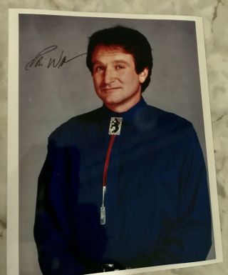 Robin Williams,  Whoopi Signed 8 X10 Photo Signed Autographed Bonus Item,