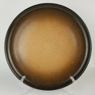 Vintage Heath Ceramics Stoneware Large 13 In Serving Platter Brownstone