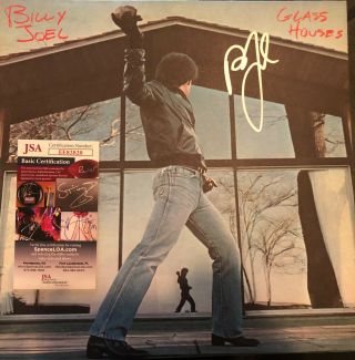 Billy Joel Glass Houses Signed Autographed Album Cover Jsa Piano Man Rare