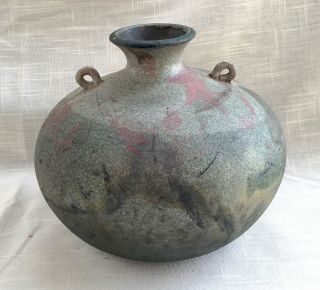 Vintage Studio Art Roku Pottery Bowl/vase/pot - Signed Roy (stephan Roy)