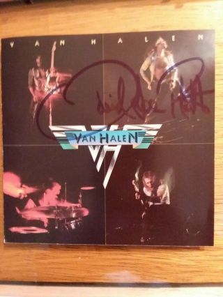 David Lee Roth Signed Cd Van Halen