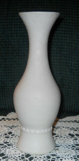 Vintage Van Briggle Pottery Moonglo Beaded Vase