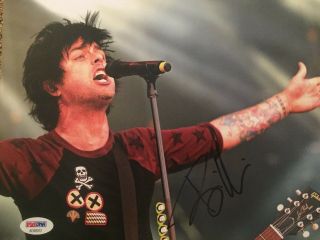 Billie Joe Armstrong Autographed Signed 8x10 Green Day Photo Psa Dna Certified