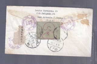 Israel Judaica Holocaust Usa 1948 Reg Letter To Jewish Man In Shanghai China