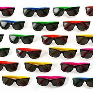 Neliblu 30 Pack Neon Bulk Kids Sunglasses With Uv Protection - Party Favors -.