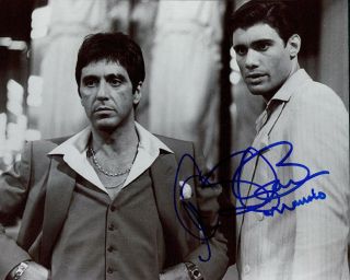 Scarface (al Pacino & Steven Bauer) Signed Authentic 8x10 Photo