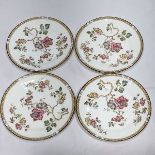 Set Of 4 Wedgwood Bone China " Swallow " 6 " Bread Butter Plates England