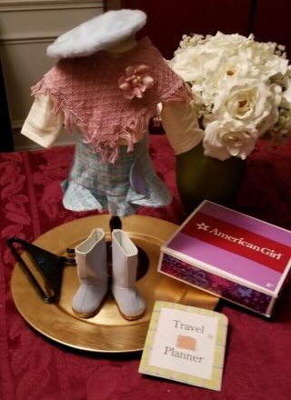 American Girl Sight Seeing Outfit Grace Thomas Shawl Tlc