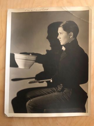 Jean Arthur Written On Oversized Eugene Robert Richee Photograph Oliver Twist