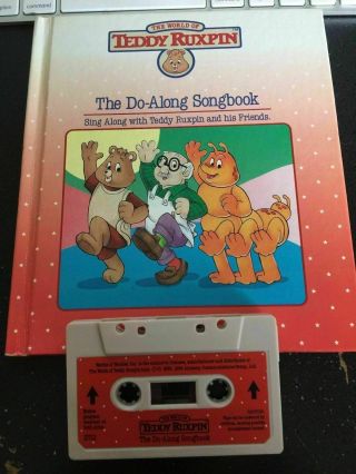 Teddy Ruxpin - The Do - Along Songbook - Book And Tape