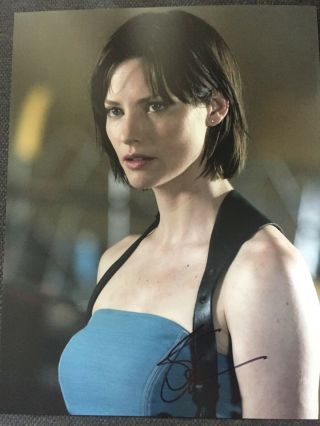 Resident Evil Sienna Guillory Autographed Signed 11x14 Photo