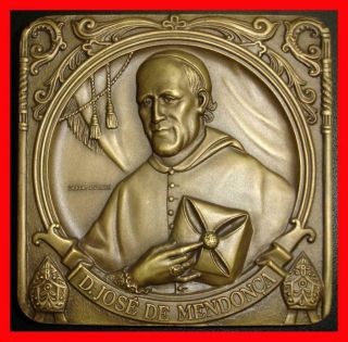 Religious/ Catholicism/ 5th Cardinal Patriarch " D.  José De Mendonça " /brz Medal