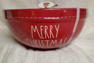 Rae Dunn By Magenta Merry Christmas,  Tis The Season,  Believe Red Mixing Bowl Set