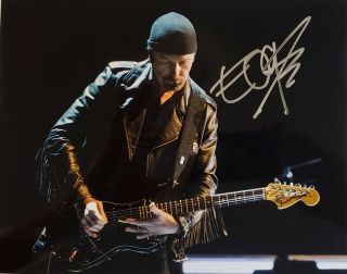 The Edge Of The Band U2 Personally Autographed/signed Photo (8x10)