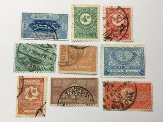 Old Stamps Hejaz X 9