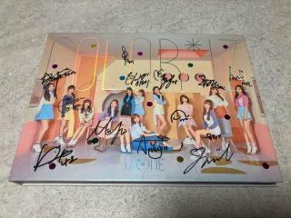 Izone (iz One) - All Member Autographed (signed) Promo Cd Album Kpop
