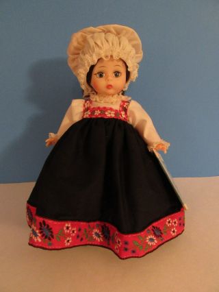 Vintage Madame Alexander Norway Doll 784 Box & Hang Tag
