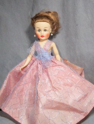 Vintage Arranbee R & B - Little Miss Coty Doll - 10 " - Circle P - In Pink Gown