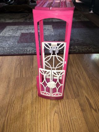 Barbie Dream House ELEVATOR 2015 Replacement Part Doll Holder Pink White Mattel 2