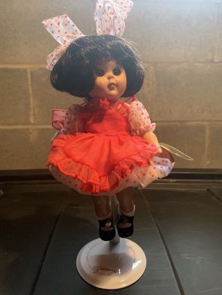 Vogue Ginny Doll,  Red And White Dress.  Red Polka Dots