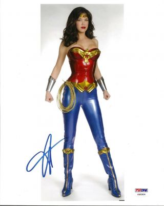 Adrianne Palicki As Wonder Woman Signed 8x10 Photo Psa Dna