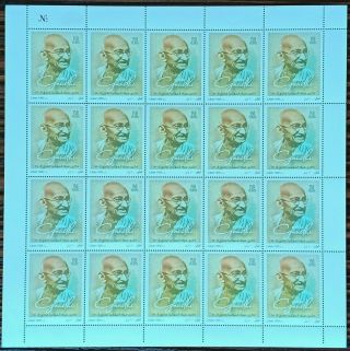 Lebanon 2019 Mnh - Joint Issue Stamp Gandhi 150 Years India Full Sheet