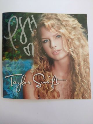 Taylor Swift Signed Cd Cover Insert Git This Signed In Portland Oregon At A Meet