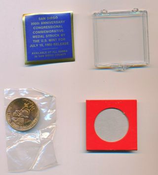 1969 200th Anniversary San Diego Commemorative U.  S.  Bronze Medal