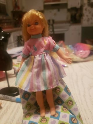 Vintage 1965 Mattel Tutti Doll Barbie’s Other Little Sister Bendable,  Japan