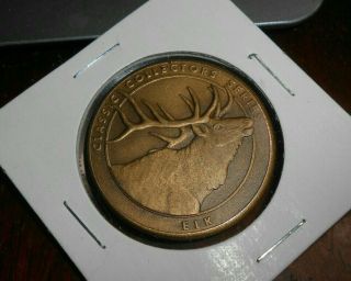 Nra National Rifle Association Medal Classic Collectors Series Elk Medal