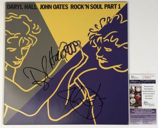 Daryl Hall & John Oates Autograph Signed Rock’n Soul Vinyl Jsa