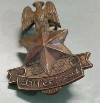 Pakistan Miltary Soldier Badge With Victory Version In Arabic Language With Eagl