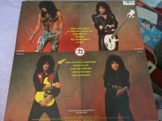 Kiss Signed “crazy Nights " Paul Stanley,  Bruce Kulick