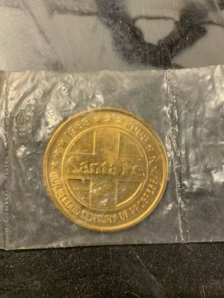 1868 - 1968 2068 Second Century Of Progress Santa Fe Nm Centennial Medal
