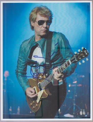 Jon Bon Jovi Hand Signed 8 X 10 Concert Photo Autograph W/ - Pic & Auto