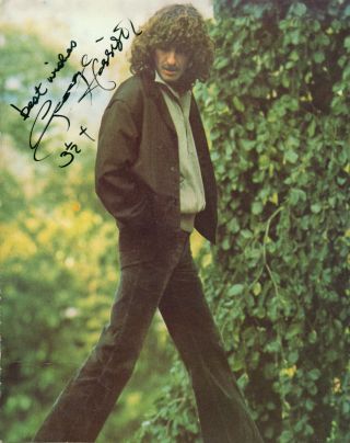 George Harrison Beatles Guitarist Photo Autograph Asa Certificate Reprint