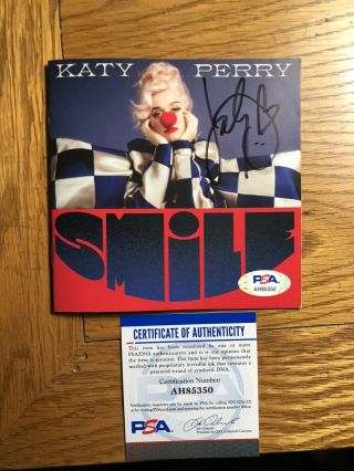 Katy Perry Signed Autographed Smile Cd Psa Dna