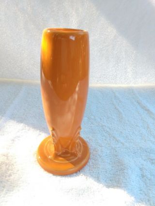Vintage Fiesta Ware Homer Laughlin Orange Bud Vase 6 "