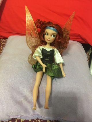 Disney Store Tinkerbell Fairy Peter Pan Pirate Zarina Barbie Sized 10 " Doll