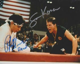 Ralph Macchio,  Sean Kanan Signed 8x10 Photo - The Karate Kid - Rare
