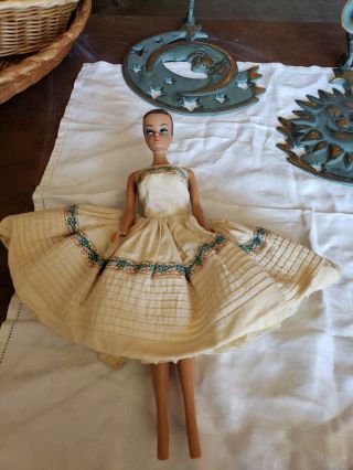 Vintage Mattel1958 Barbie 1962 Midge Doll Made In Japan And 1968 Ken Doll