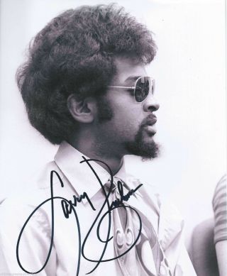 Sly And The Family Stone Larry Graham Signed 8x10 Photo W/coa Bass Guitar